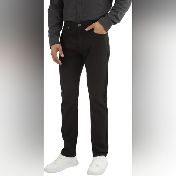 Jachs New York Men’s Straight Fit Flex Waistband 5 Pocket Black Pant Size 32x29 - Picture 3 of 7
